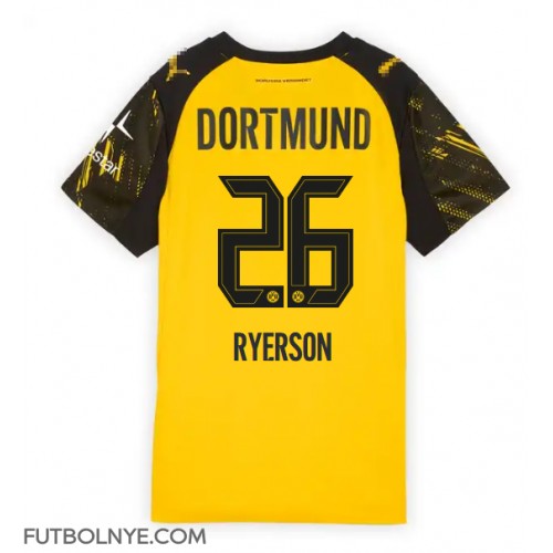 Camiseta Borussia Dortmund Julian Ryerson #26 Primera Equipación para mujer 2025-26 manga corta